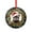 Pattern-4, variant on French Bulldog In A Santa Hat Glass Ornament Christmas Dog Christmas Decorative Hanging Ornaments Holiday Decor And Xmas Gifts Ideas