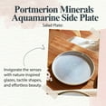 thumbnail image 2 of Portmeirion Minerals 8.5" Side Plate, Aquamarine (Set of 4) - Modern Stoneware Tableware with Gentle Curves, Durable & Stylish for Dining, Microwave & Dishwasher Safe - Sleek Dinnerware Collection, 2 of 7