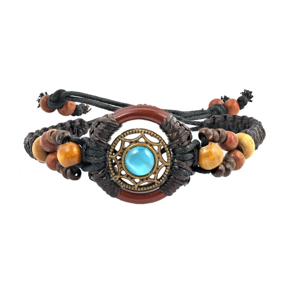 Earthly Charm Wooden Bead Casual Adjustable Bracelet