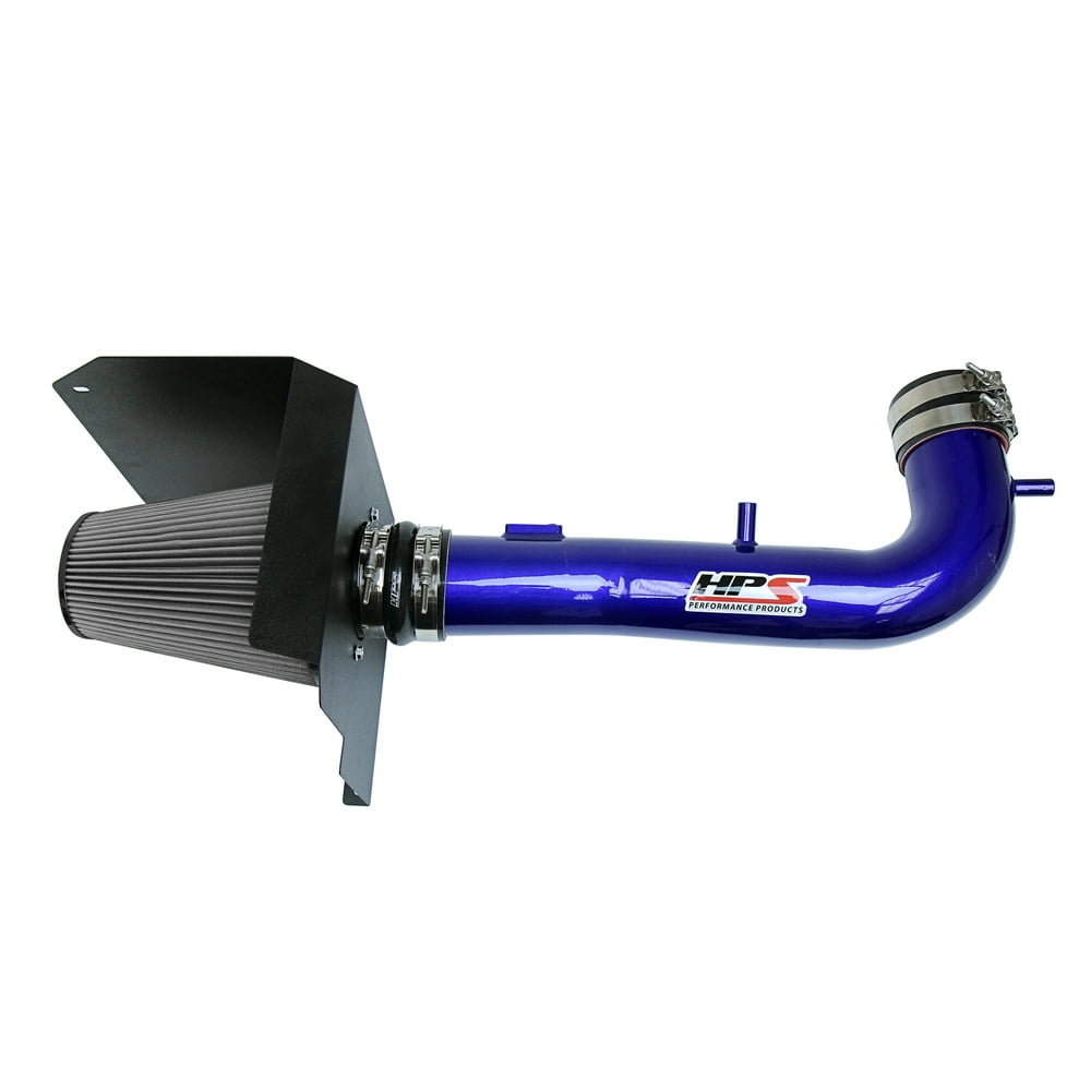 HPS Performance Blue Cold Air Intake Kit + Heat Shield for 1418 Chevy