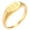 Gold 333, variant on Women's Number Engraved Signet Rings Unique Stainless Steel Oval Signet Promise Band,Minimalist Spiritual Lucky Jewelry Gold 999 Size 6
