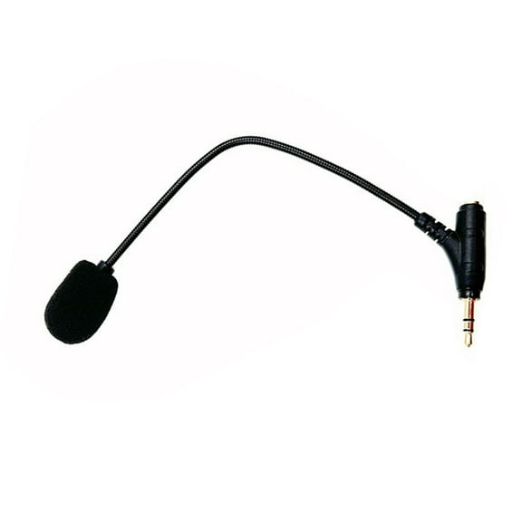 3.5mm Microphone Replacement for PC, Gamings Headsets Headphones Microphone 3.5mm Flexible Microphone