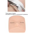 thumbnail image 4 of Cabeza De Maniquí De Pestañas, Fácil De Limpiar, Entrenamiento De Habilidades, Extensión De Pestañas Realista, Cabeza De Muñeca, Tacto Cómodo Para Salón De Belleza, 4 of 7