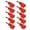 Red, variant on LAZIOEGR 10Pcs/Set 4mm Solderless Banana Plugs Audio Speaker Cable Connectors Open Screw Type Stackable Adapter for Home Theater Sound System Red 30V-60V/24A 13cm/5.1inches Length