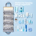 thumbnail image 2 of Bolsa de maquillaje enrollable para colgar, 4 kits, con 4 bolsas de almacenamiento extraíbles, 2 of 8