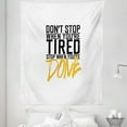 thumbnail image 1 of Saying Tapestry, Vintage Drive Challenging Slogan Themed Pattern, Fabric Wall Hanging Decor for Bedroom Living Room Dorm, 5 Sizes, Earth Yellow Black White, by Ambesonne, 1 of 1