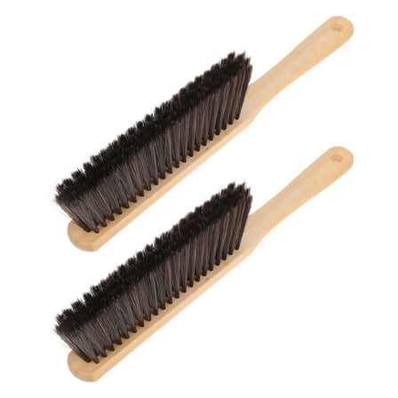 TABLETREANDS Brush Light Brown Wood Bristles 2Pcs 14In Long Handle