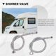 thumbnail image 4 of Shower Hose Valve Shower Faucet Hot & Cold Water Thermostatic Mixer Mixing Valve Suitable for RV and, 4 of 5