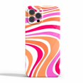 thumbnail image 1 of Colorful Groovy Waves Case Compatible with iPhone 13 Pro,Aesthetic Art Design Full Cover Protective Case, 1 of 5