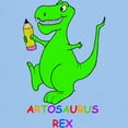 thumbnail image 3 of CafePress - Artosaurus Rex Light T Shirt - Men's Classic Graphic T-Shirt, 3 of 4