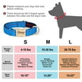 thumbnail image 5 of Pet Artist Personalized Dog Collars and Leash set Durable Nylon Soft Padded Waterproof ID Name Metal Buckle Engraved Adjustable for Small/Medium/Large Breeds, 5 of 9