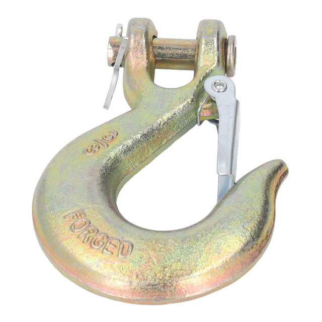 Gancho deslizante de acero de aleación, 2 uds., gancho de agarre para remolque deslizante con horquilla de 3/8 pulgadas, gancho de horquilla forjado diseñado a medida