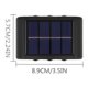 thumbnail image 3 of 1pc Solar Waterproof Wall Light For Outdoor Decoration, 6 LED Lights, Wall Light For Courtyard, Street, Landscape, Garden, 3 of 4
