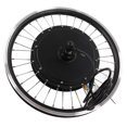 thumbnail image 4 of W Rueda de motor de tracción delantera, 20 pulgadas, 48 V, 1500 W, kit de rueda de motor de tracción delantera, kit de rueda de motor de tracción delantera para bicicleta eléctrica, rendimiento finamente ajustado, 4 of 8