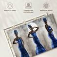 thumbnail image 6 of Elephant Stock Regal African Woman Wall Art - Horizontal Canvas Wall Art - Bedroom Wall Decor - People Canvas - Brown And Blue Decor - 24" x 16", 6 of 8