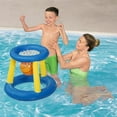 thumbnail image 4 of PVCS Inflatable Pool Volleyball Set & Pool Basketball Hoops Handball Goal Water Sport, 4 of 5