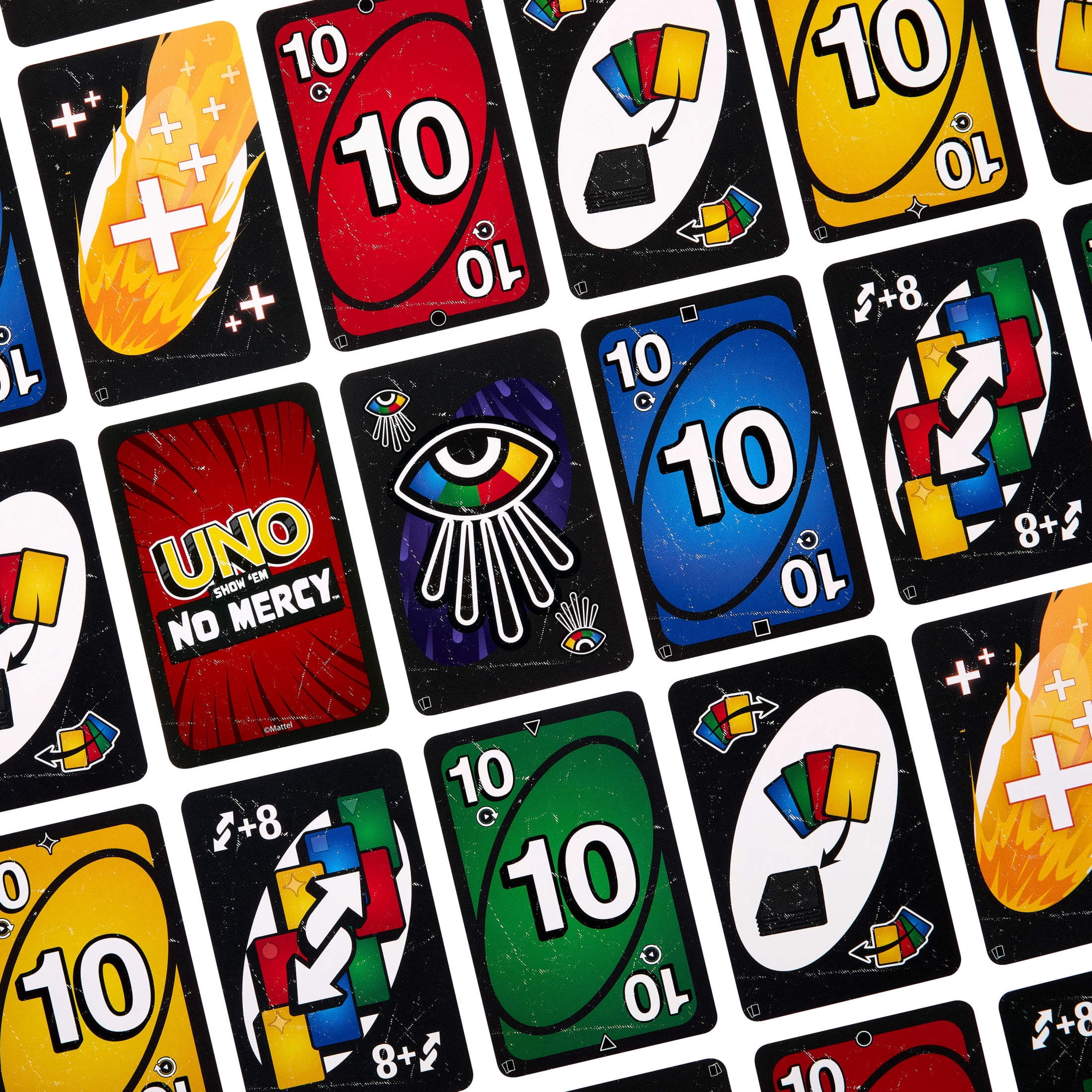 UNO FLIP, UNO SHOW ‘EM NO MERCY, UNO SHOW ‘EM NO MERCY Expansion Pack