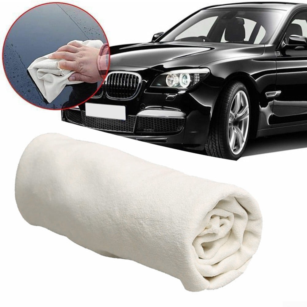 Natural Shammy Chamois Leather Car Cleaning Towels Drying Washing Cloth