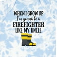 thumbnail image 3 of Inktastic Future Firefighter Like My Uncle Boys or Girls Baby Bodysuit, 3 of 4