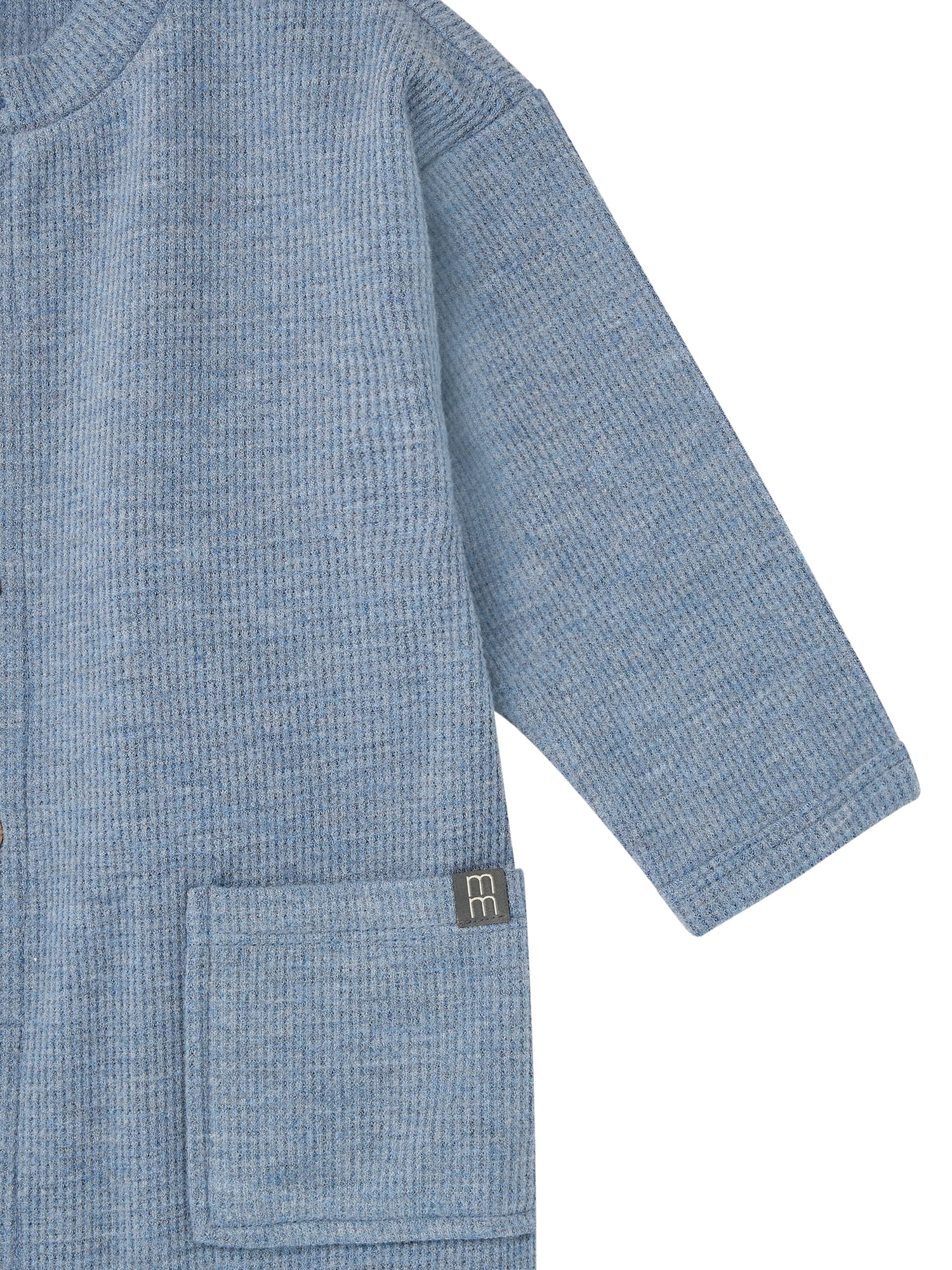 Modern Moments by Gerber Baby Boy Long Sleeve and Leg Hacci Romper, Sizes 0/3 Months - 24 Months