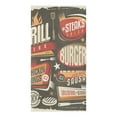 thumbnail image 2 of Menu Retro Style Restaurant Poster Microfiber Cleaning Cloths Hand Towels Dishcloth Utensils For Kitchen House Things Wipe Towel, 2 of 7