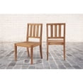 thumbnail image 2 of Belmont Home Copley Modern 17.25" Teak Wood Dining Chair in Natural (Set of 2), 2 of 11