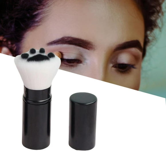 Pincel de maquillaje Pincel cosmético Herramientas de maquillaje Portátil Negro retráctil Colcomx Brocha de maquillaje