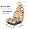 thumbnail image 3 of Disketp Excavator (2) Car Seat Covers Universal Front Seat Coves for Car Accessories ,Padded Car Covers for Automotive, SUV, Truck, and Van, 3 of 5