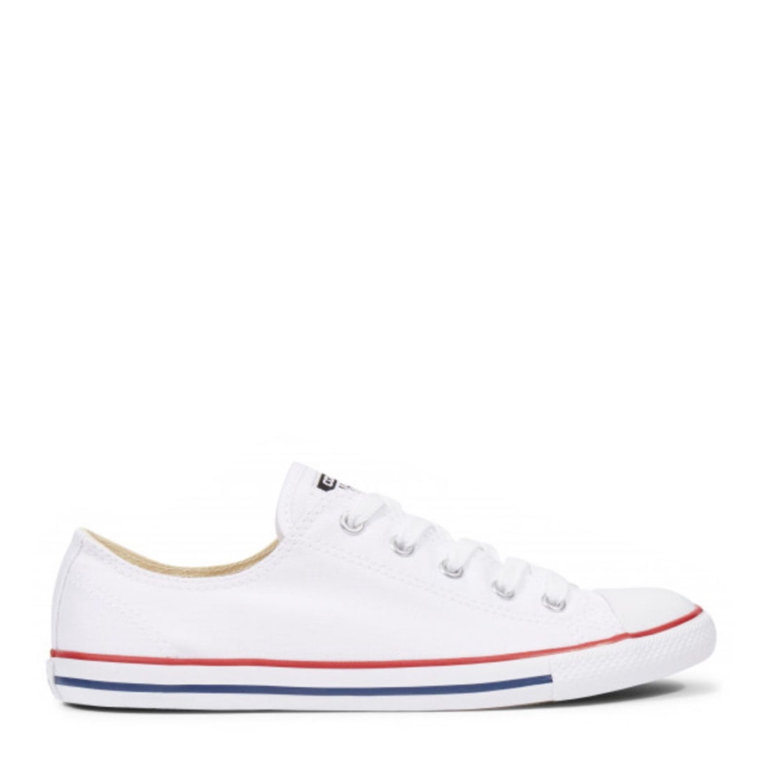 CONVERSE Dainty Canvas Low Top Unisex/Adult shoe size Men 8.5/Women 10.5  Casual 537204C White - Walmart.com