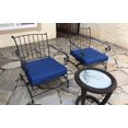 thumbnail image 3 of 2 Pack 20"x18"x4" Memory Foam Platform Water-resistant Cushions for Outdoor Patio Seats, 3 of 7