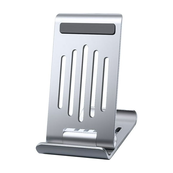 EGNMCR Multiple Adjustable Tap Position Portable Metal Aluminum Alloy Tabletop Folding Mobile Phone Flat Shelf With Not Slippery Universal Mobile Phone Flat Mobile Phone Rack