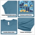 thumbnail image 5 of Bella Bella Canvas Mens Cool Dad Club Shirt Funny Fathers Day Gift Tee Daddy Birthday Graphic T Shirts Cotton Wear, 5 of 6