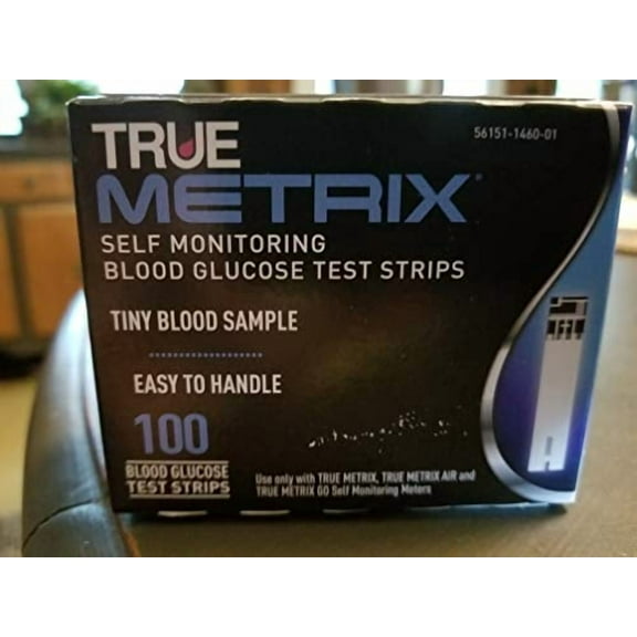 TRUE METRIX Self Monitoring Blood Glucose Test Strips, 100 Count