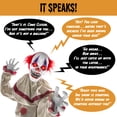 thumbnail image 6 of Best Choice Products Scary Harry the Motion Activated Animatronic Killer Clown, Halloween Prop w/ Pre-Recorded Lines, 6 of 8