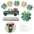 thumbnail image 5 of CIMAXIC Wooden Tiered Tray Decor St Patrick's Day Assorted Color Farmhouse Home, 5 of 8