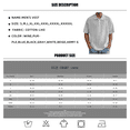 thumbnail image 2 of Uwinwear Men's Textured Knit Polo Shirt With Button Placket Tops Summer Vacation Beach Short Sleeve Knit Stretchy Golf Shirts,Beige,XL, 2 of 4