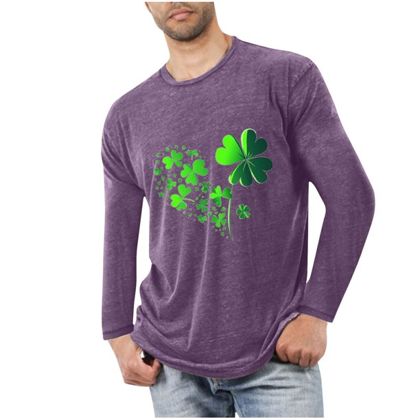 Blusas y camisas de manga larga con cuello redondo para hombre, deportivas, fitness, hogar, pijamas navideños estampados, camiseta de manga larga con cuello redondo, blusa de poliéster para hombre