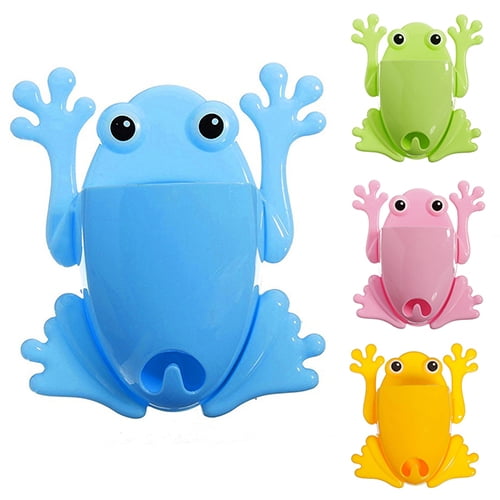 Toothbrush Holders Toothbrush Holder Animal Frog Wall Mount Suction Cup