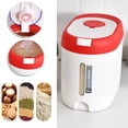 thumbnail image 5 of Gnmfd Airtight Rice Dispenser with Lid, Large Grain Storage Container for Cereal Beans Flour Sugar, Easy Pour Measuring Cup, Pantry Organizers and Storage, Food Storage Containers with Lids, 5 of 7