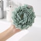 thumbnail image 4 of Esponja de esponja de esponja de buca de baño bicolor 80g gran de espuma para ducha | Red de baño de baño de malla exfoliante suave, cuerda de cinturón resistente y resistente de malla exfoliante, 4 of 6