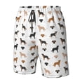 thumbnail image 6 of Uemuo Labrador Retriever Dog Pattern Men's Swim Trunks Hawaiian Beach Bathing Suit Swimsuits Beach Quick-Dry Shorts with Pockets-Large, 6 of 9
