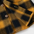 thumbnail image 5 of Byoo Little Boys Coat Plaid Lapel Collar Button Down Long Sleeve Shirt Holiday Casual Daily Cloth for Children, 5 of 7