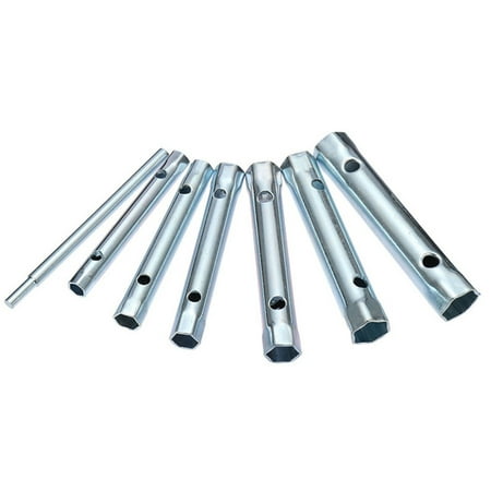 

6pcs/10pcs Tubular Box Spanner Set Tube Spanner Wrench Metric Socket Set Repair Hand Tools