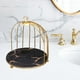 thumbnail image 3 of Estante de soporte para joyería de maquillaje Zulema Organizador de la piel Negro 1 nivel, 3 of 7