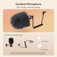 thumbnail image 5 of SmallRig Universal Phone Video Rig Kit for iPhone, Smartphone and Cameras, Phone Stabilizer Rig w/Tripod Microphone LED Light Side Handle Power Bank Holderm, for Vlogging & Live Streaming - 3384B, 5 of 5