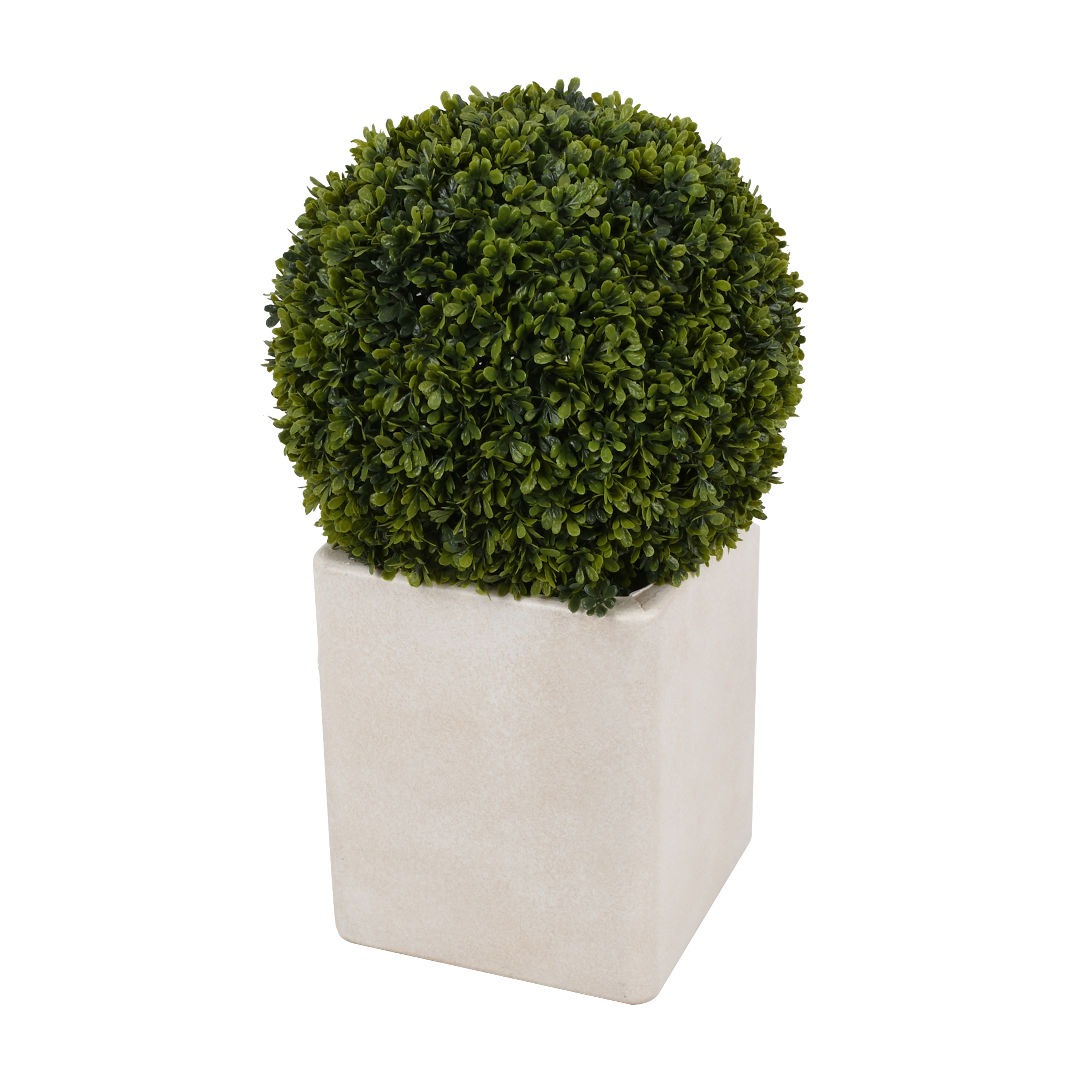 Better Homes & Gardens Outdoor Round 20"H Artificial Topiary Décor with Battery Powered Warm White LED Lights Eyebright - image 3 of 8