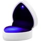 thumbnail image 1 of Caja de terciopelo con forma de corazón para anillos de boda, con luz LED, ideal para San Valentín, bodas y aniversarios, color rojo (blanco), 1 of 5