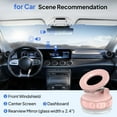 thumbnail image 2 of Pink Alloy Foldable And Rotatable Car Phone Stand, Vacuum Suction Magnetic Phone Holders for Your Car, 360° Adjustable Car Phone Holder, Suction Cup Car Phone Mount (1Pc), 2 of 3