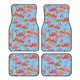 thumbnail image 1 of Fotbe Flamingo Juego de 4 Tapetes para Auto con Estampado – Alfombrillas de Goma Reforzada, Diseño Antideslizante, Protección para Todo el Año – Vehículos, Autos, Camionetas y SUVs, 1 of 7