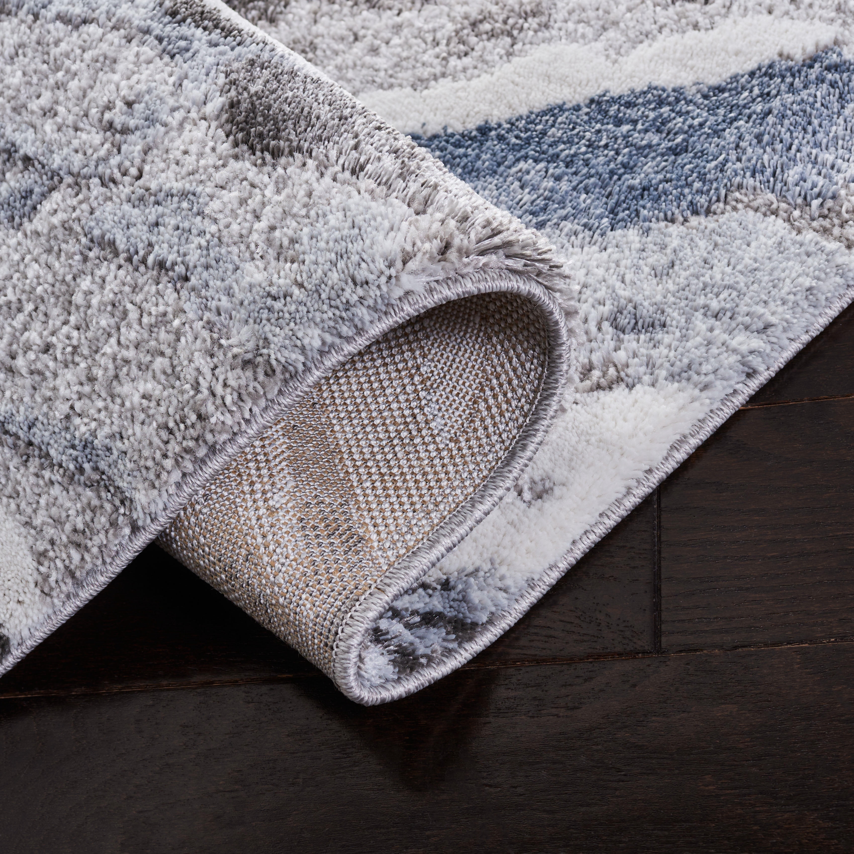 SAFAVIEH Century Hyde Camouflage Area Rug, Grey/Blue, 2'7" x 5'